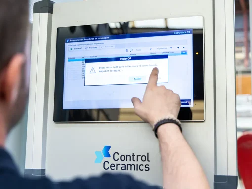 Convertimos tu fábrica de cerámica en una máquina inteligente. Control Ceramics by Ingesom